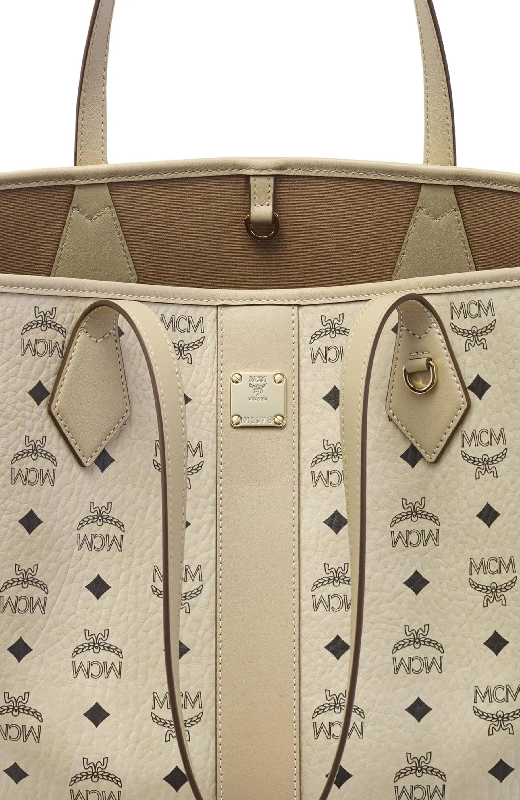 MCM Liz Shopper Women's bags Mini Cognac Visetos New