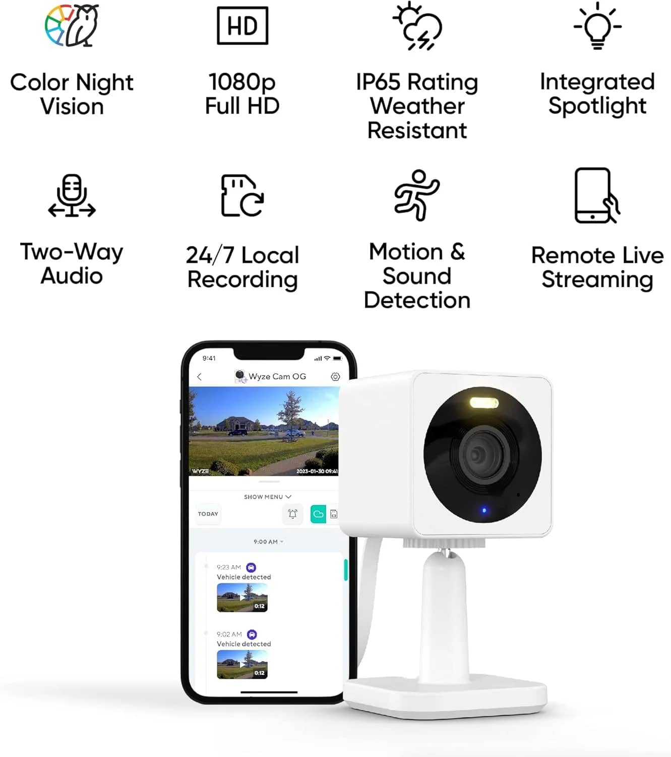 Wyze Wyze Cam OG Home Security Cameras New
