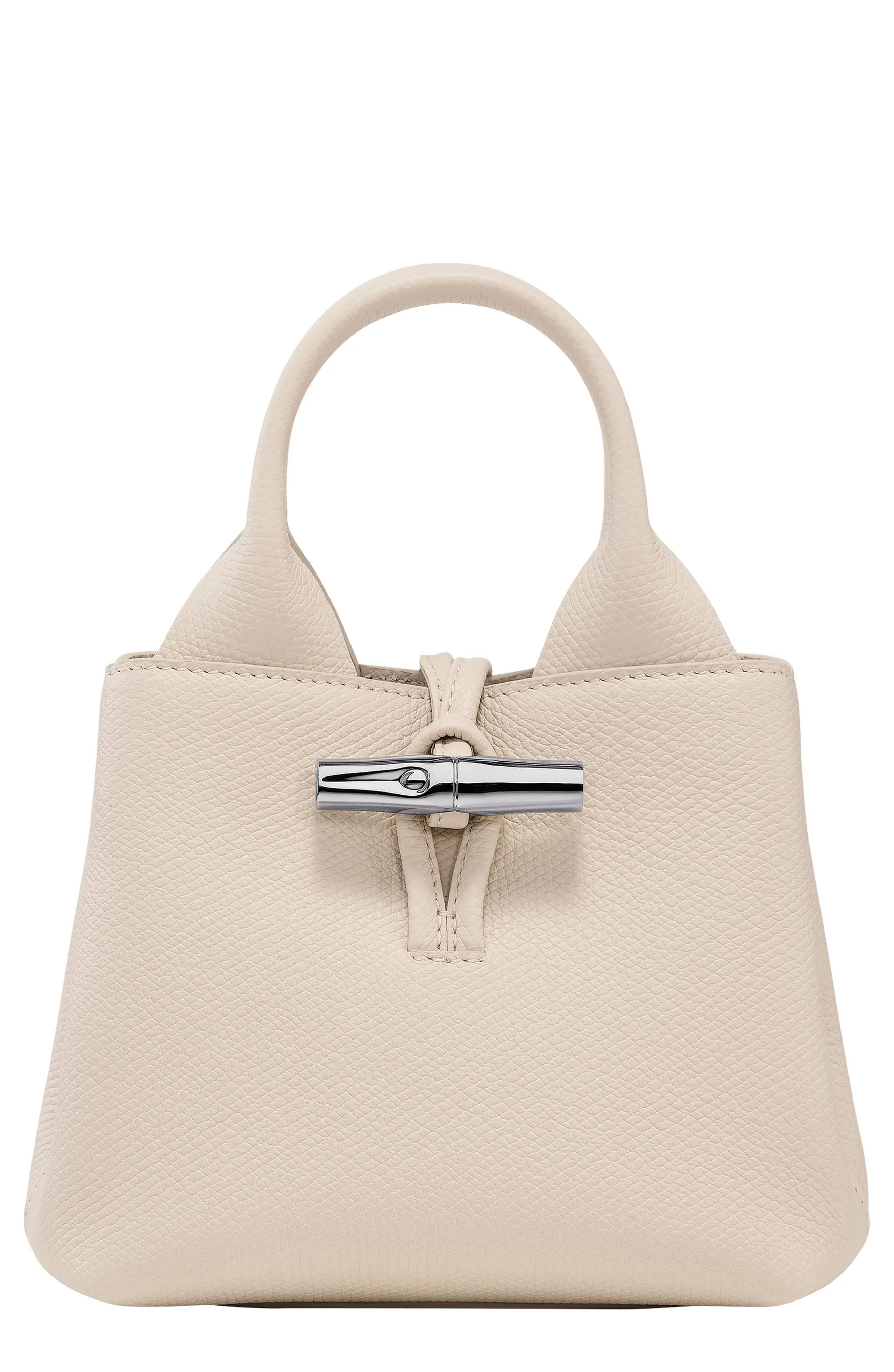 Longchamp Le Roseau Tote Women's bags Black Leather New