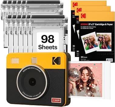 Kodak Mini Shot 3 Retro Digital Cameras White New