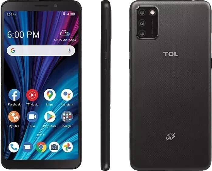 Alcatel 3V Cell Phones Black 16GB T-Mobile New