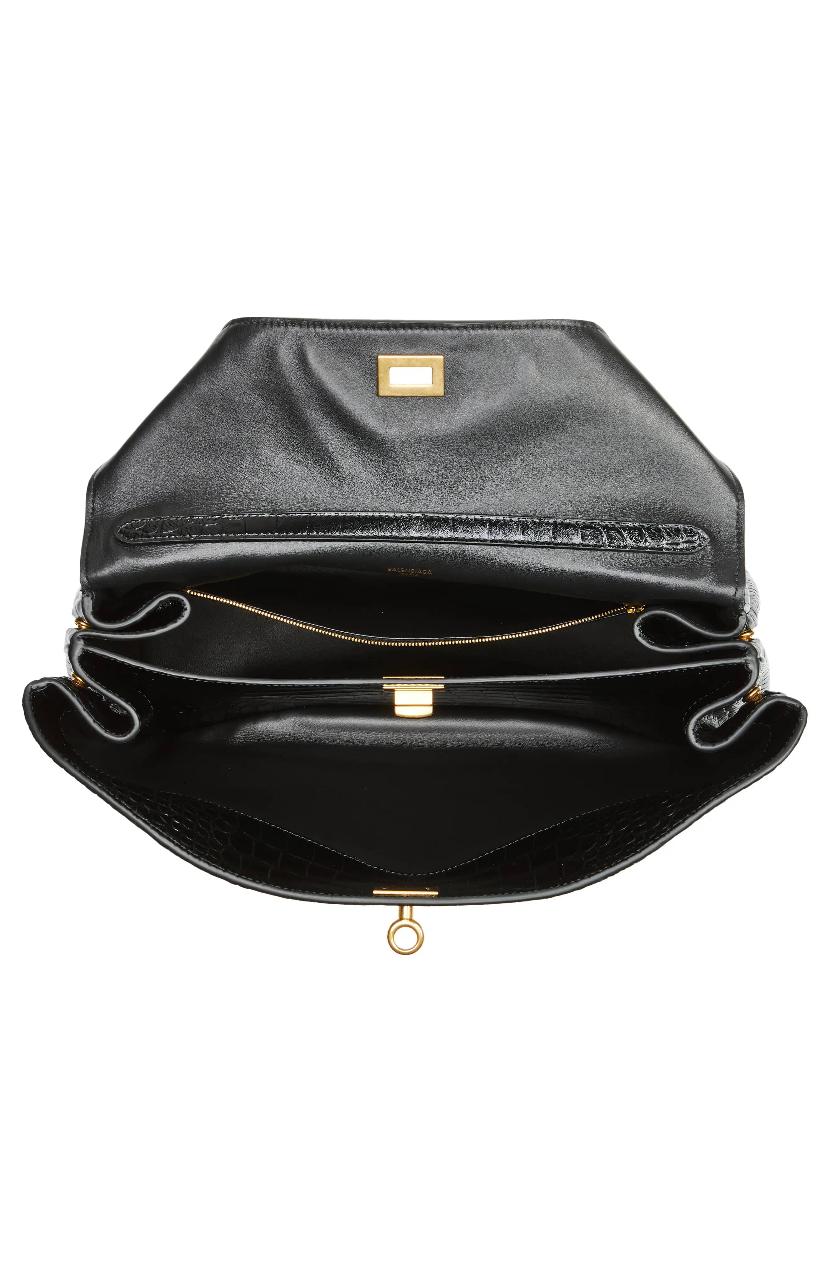 Balenciaga Rodeo Shoulder Bag Women's bags One Size Black Leather New