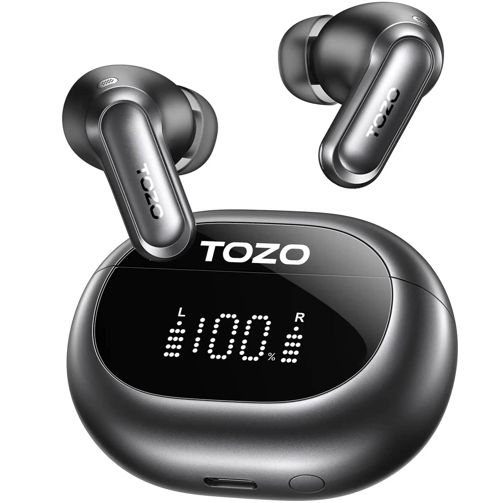 TOZO NC20 Headphones & Earbuds Matte Champagne New