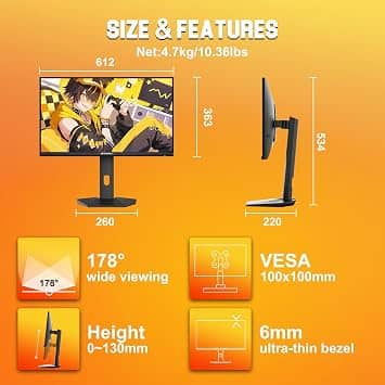 SANSUI ES-G27F6Q Pro Monitors New