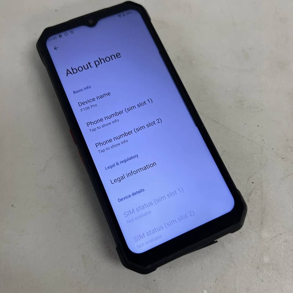 FOSSiBOT F106Pro Cell Phones Black 256GB T-Mobile New