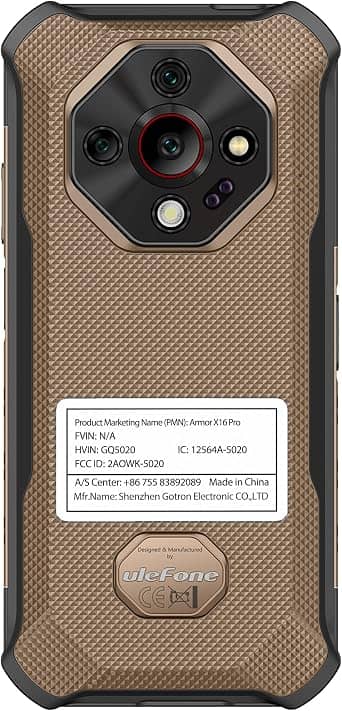 Ulefone Armor X16 Cell Phones Beige 128GB Unlocked New