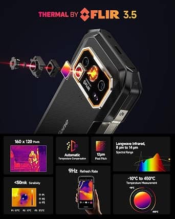Ulefone Armor 27T Pro Plus Cell Phones Black 256GB Unlocked New