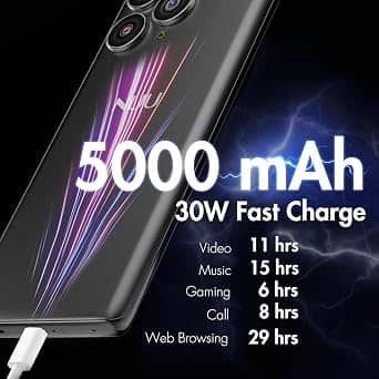 NUU B30 Cell Phones Black 256GB Unlocked New