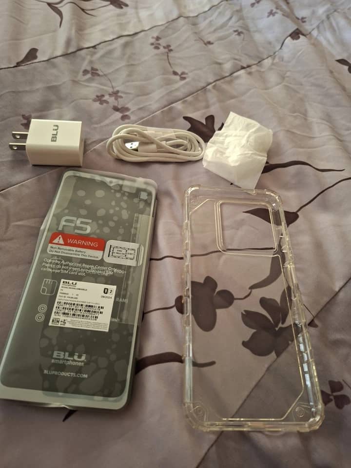 BLU F5 Cell Phones Gray 128GB Unlocked New