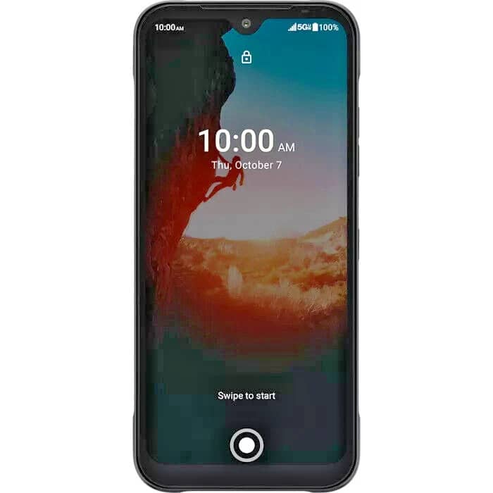Kyocera DuraSport 5G UW Cell Phones Black 64GB Verizon Refurbished - Excellent