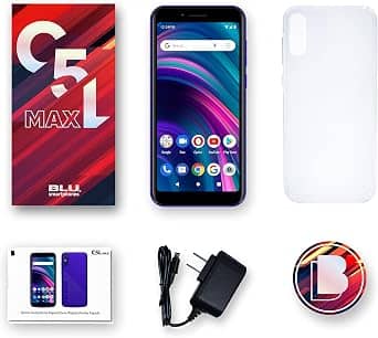 BLU C5 Max Cell Phones Black 16GB Unlocked New