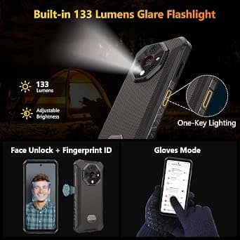 Ulefone Armor X16 Cell Phones Beige 128GB Unlocked New
