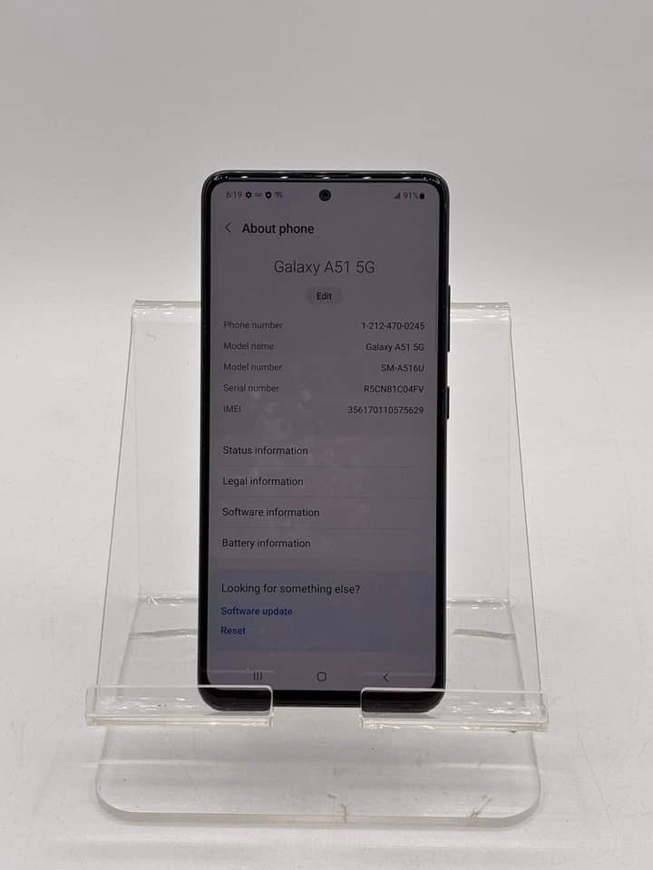 Samsung A51 Cell Phones Black 128GB Verizon Refurbished - Excellent