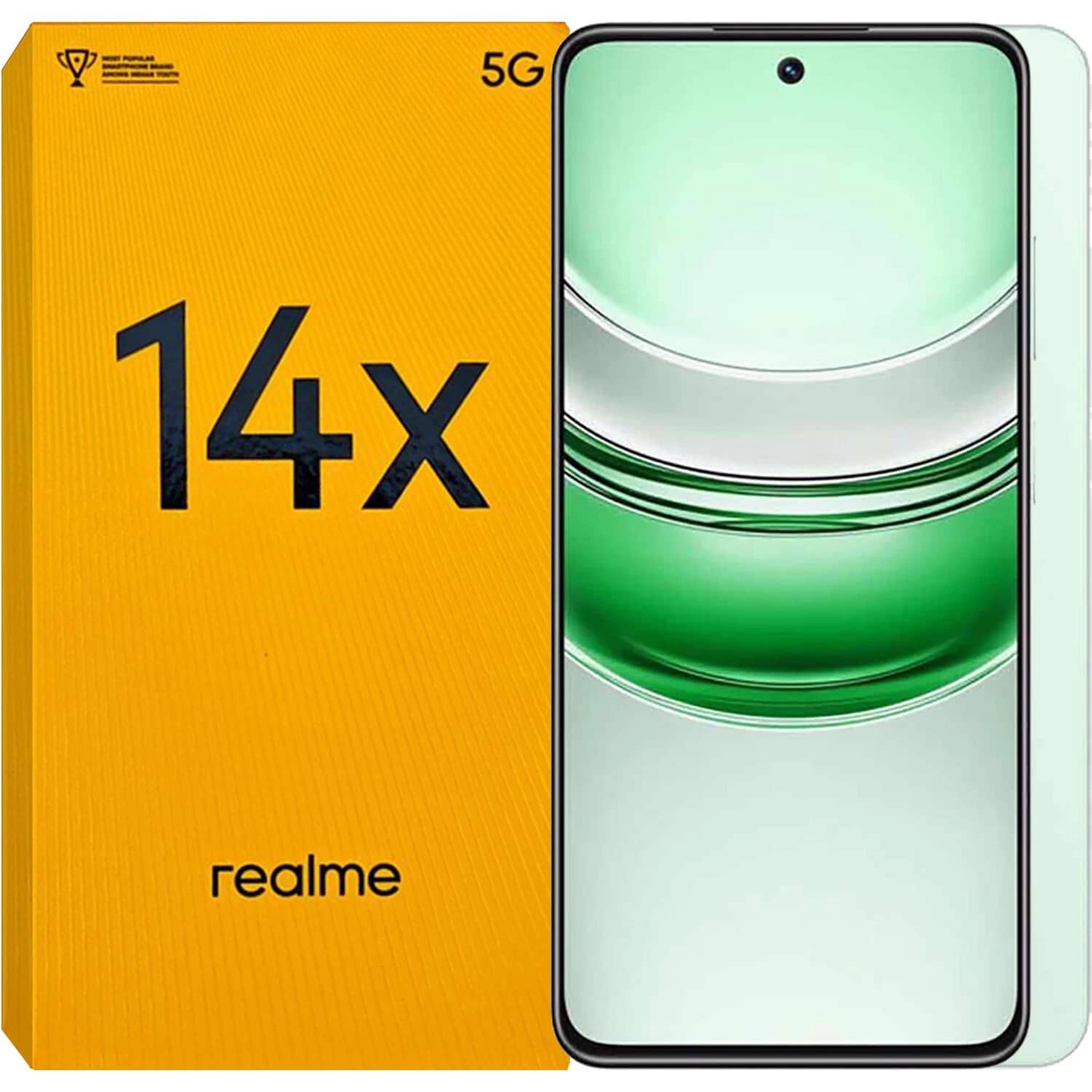 realme 14X Cell Phones Black 256GB Unlocked New