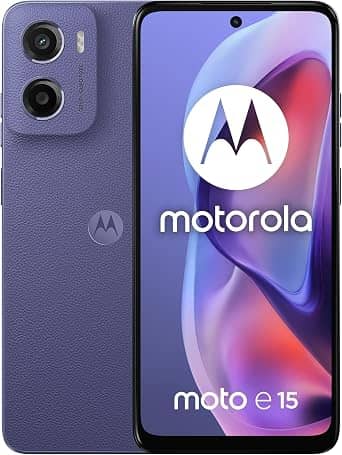 Motorola Moto E15 Cell Phones Blue 64GB Unlocked New