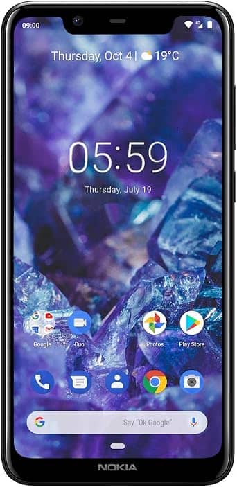 Nokia 5.1 Plus Cell Phones Blue 32GB Unlocked Used - Good