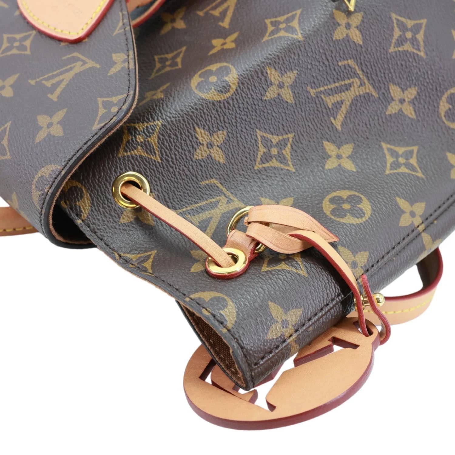 Louis Vuitton Montsouris Backpack Women's bags MM Brown Monogram Canvas New
