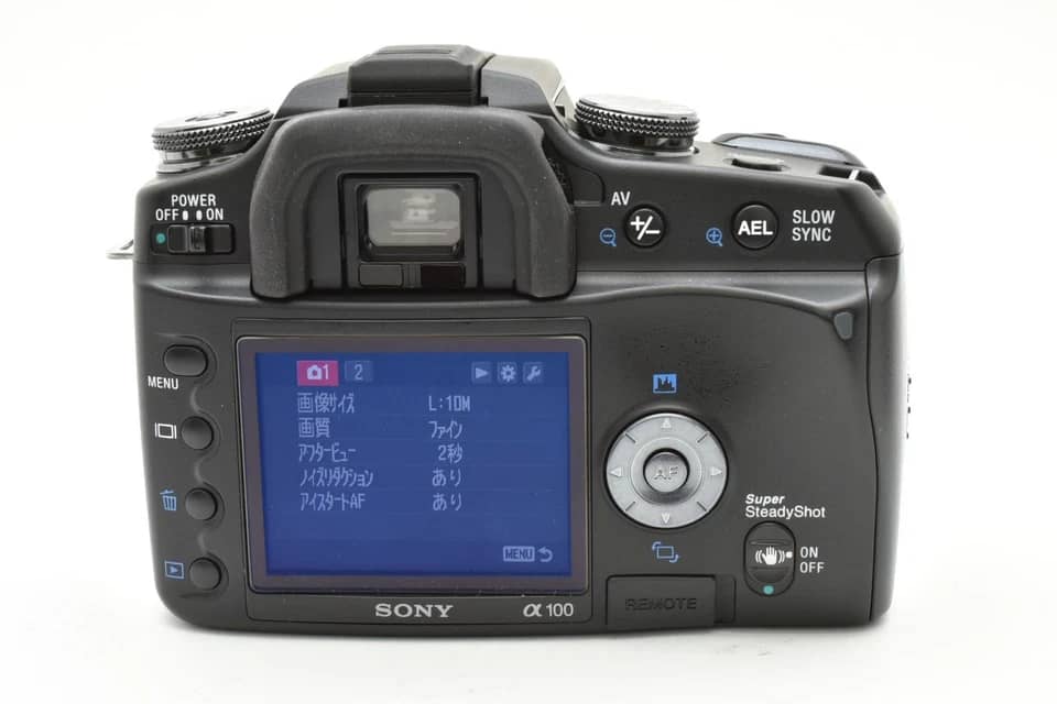 Sony Alpha 100 Digital Cameras Black Body Only New