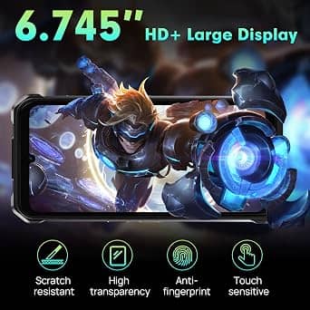 FOSSiBOT F110L Cell Phones Black 128GB Unlocked New