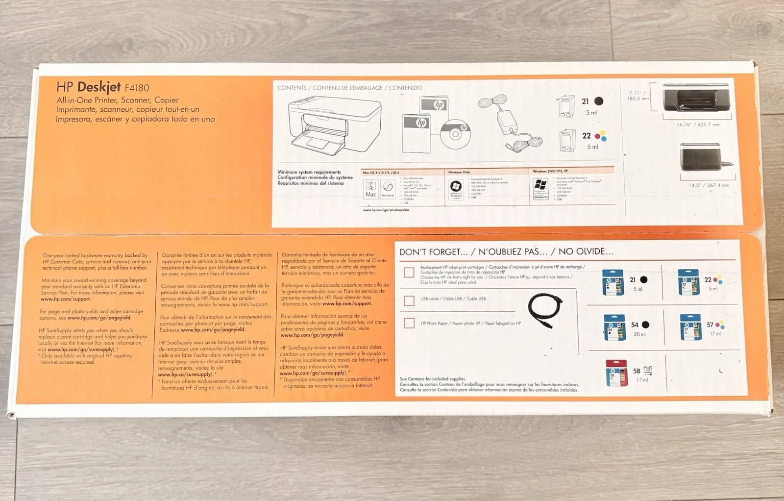 HP Deskjet F4180 Printers New
