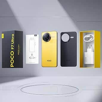 Xiaomi Poco F7 Ultra Cell Phones Yellow 256GB Unlocked New