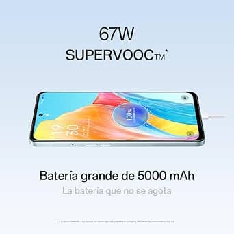 OPPO A98 (5G) Cell Phones Black 256GB Unlocked New