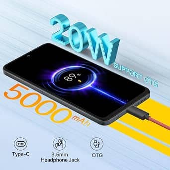 UMIDIGI Note 100 5G Cell Phones Blue 128GB Unlocked New