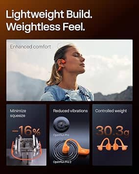 Shokz OpenRun Pro 2 Headphones & Earbuds Blue New