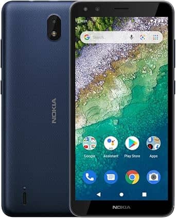 Nokia C01 Plus Cell Phones Blue 32GB Unlocked New