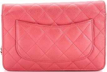 Chanel Wallet on Chain Women's bags Classic Pink Leather Unspecified Gold New