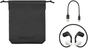 Sony Float Run Headphones & Earbuds Black New