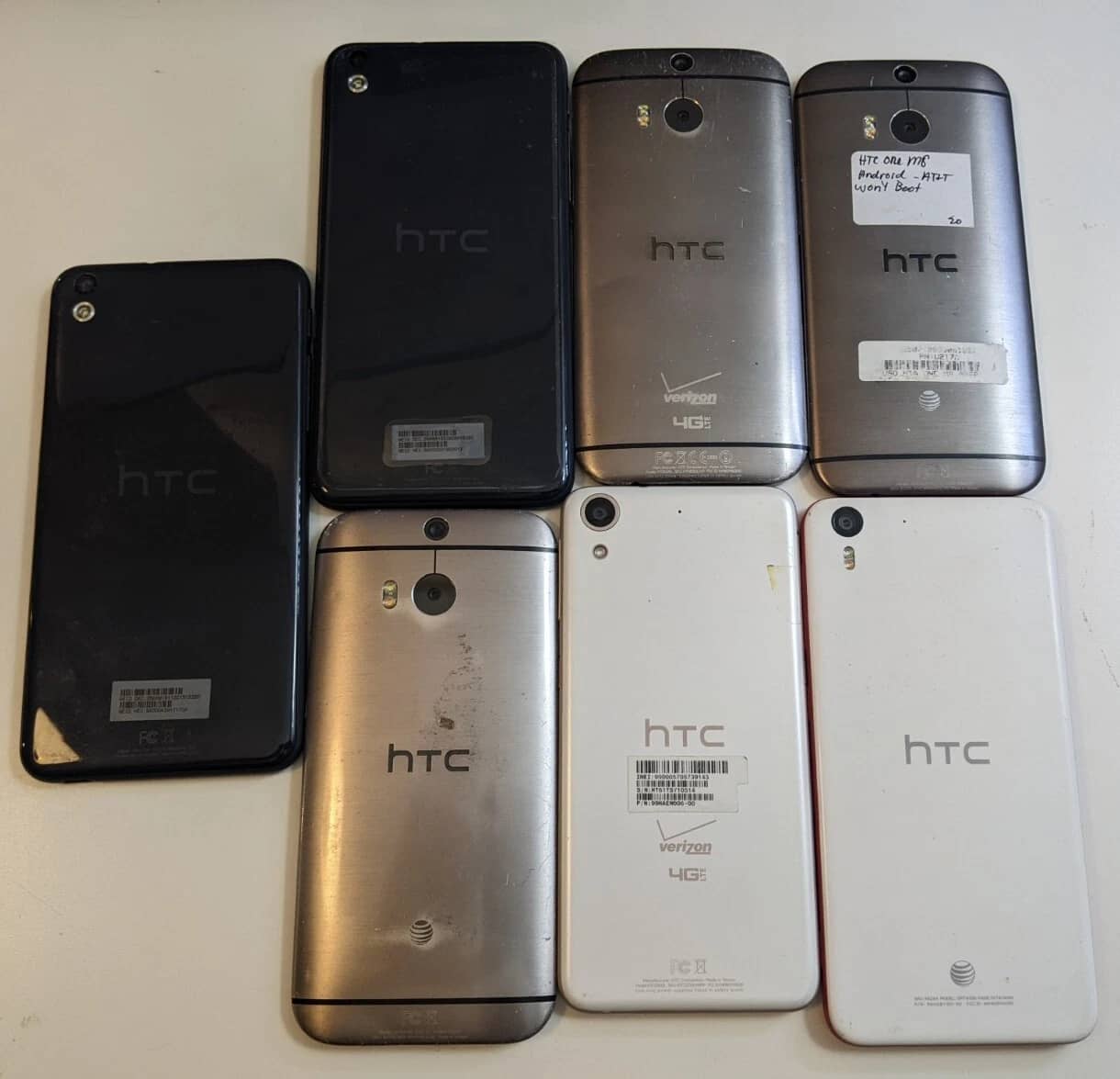 HTC One M8 Cell Phones Silver 32GB T-Mobile New