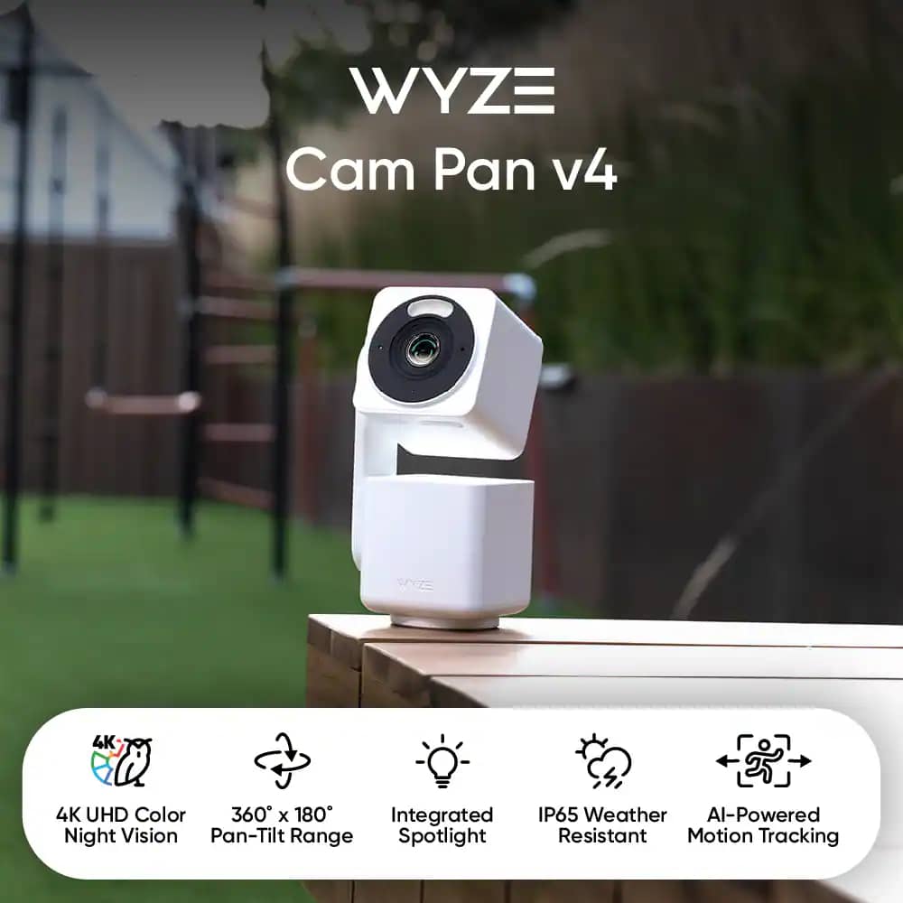 Wyze Wyze Cam Pan v4 Home Security Cameras New