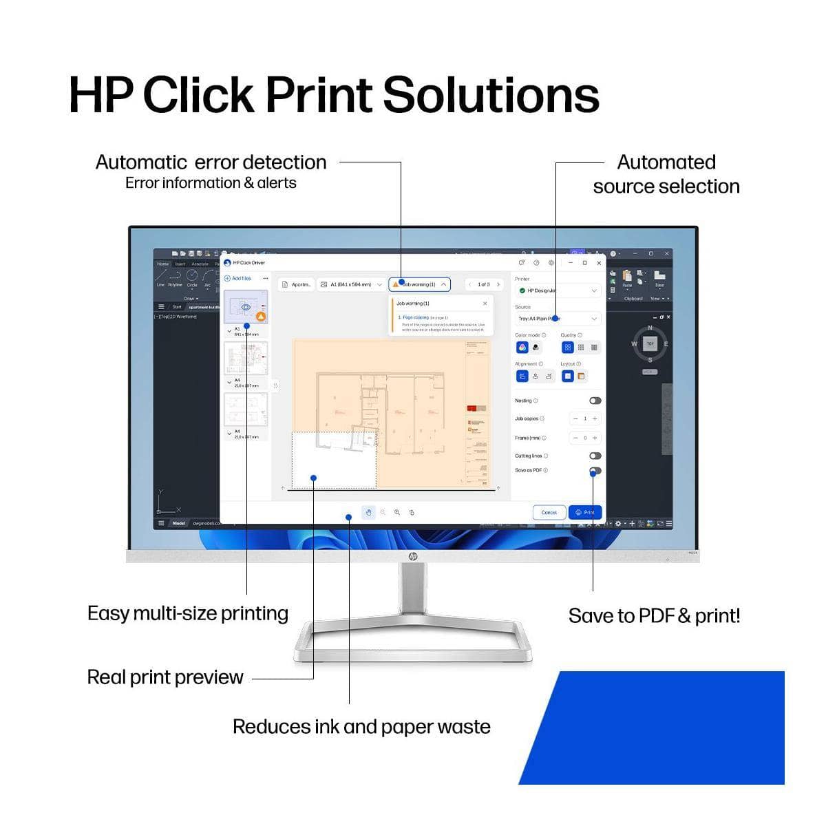 HP DesignJet T210 Printers New