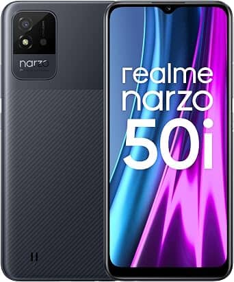 realme Narzo 50i Cell Phones Black 32GB Unlocked New