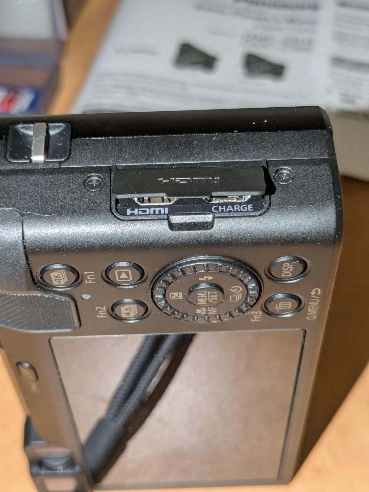 Panasonic LUMIX ZS60 Digital Cameras Black For parts or not working