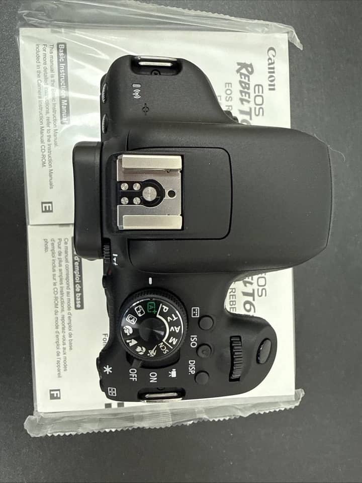 Canon EOS Rebel T6i Digital Cameras Black With Lens New