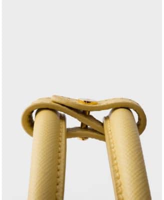 Prada Galleria Women's bags Mini Vanilla Saffiano Leather New