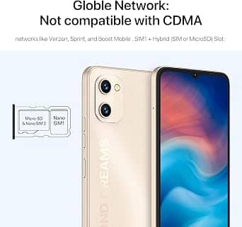 UMIDIGI G1 Cell Phones Gold 32GB Unlocked New