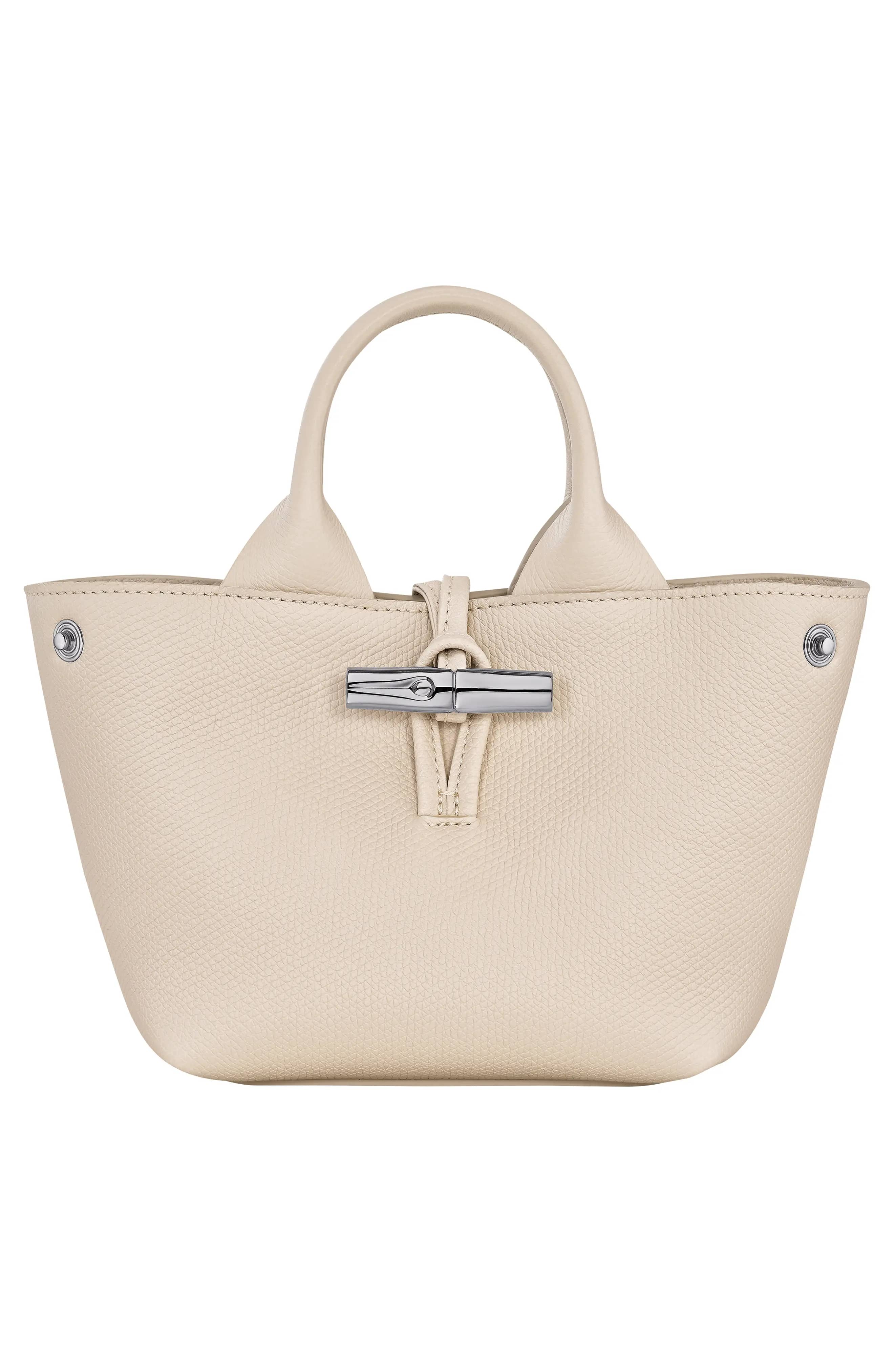 Longchamp Le Roseau Tote Women's bags Black Leather New