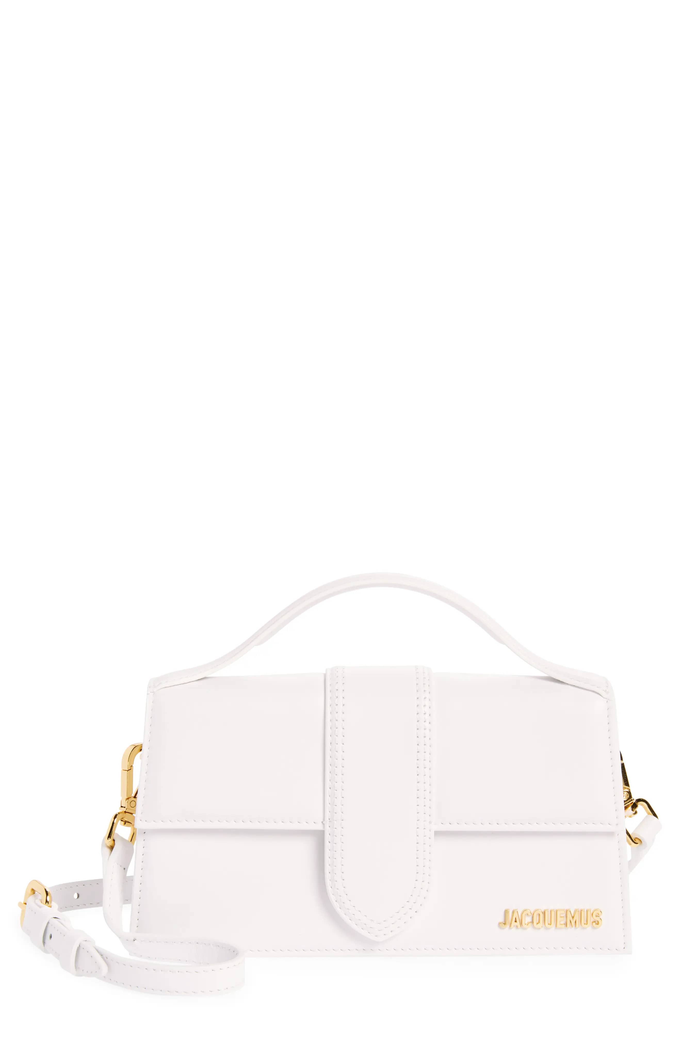 Jacquemus Le Bambino Long Shoulder Bag Women's bags Black Leather New