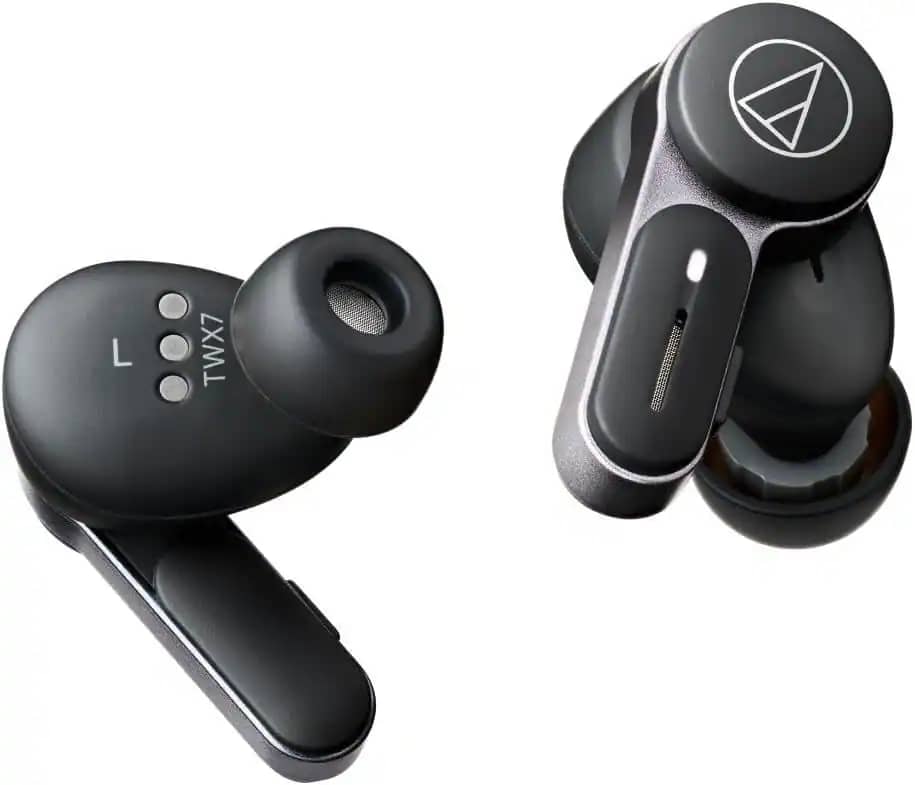 Audio-Technica ATH-TWX7BK Headphones & Earbuds Black New