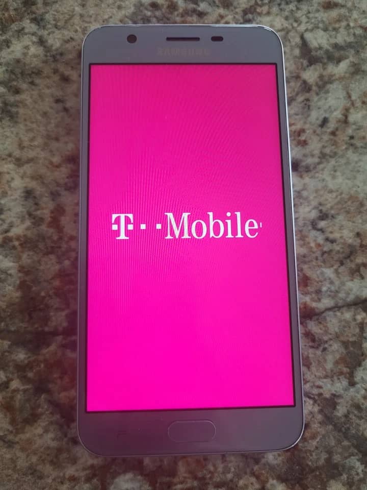 Samsung Galaxy J7 Cell Phones Silver 32GB T-Mobile Refurbished - Excellent