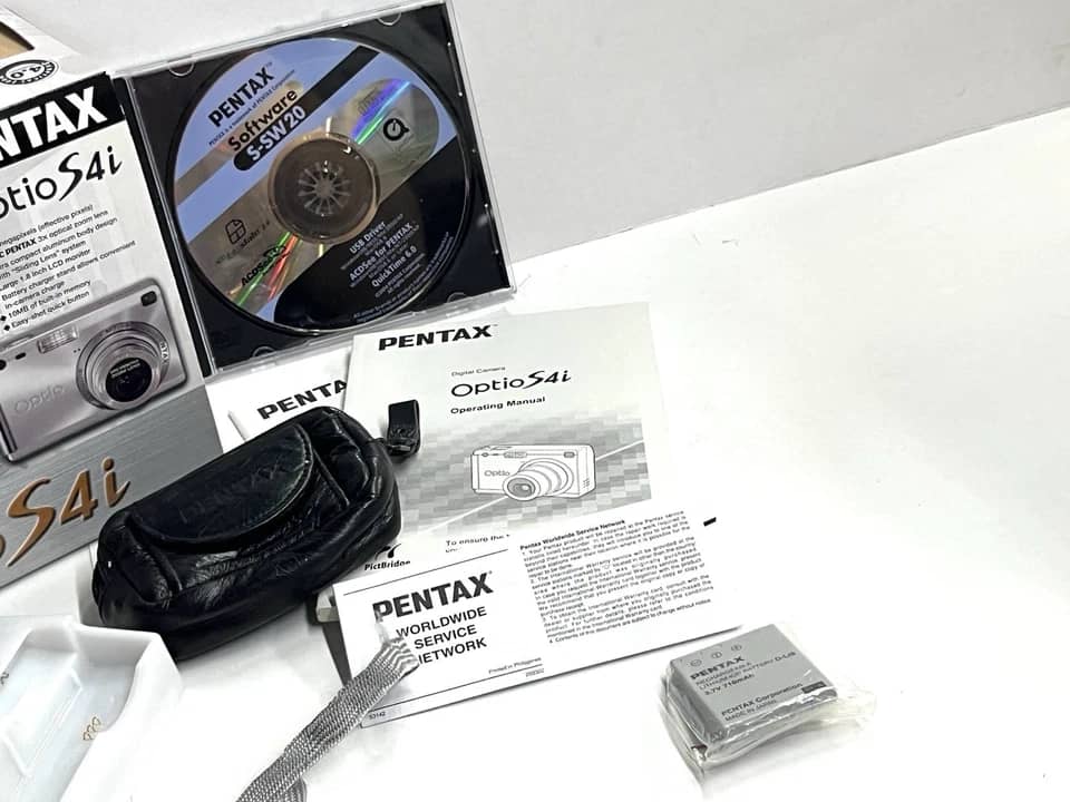Pentax Optio S4i Digital Cameras Black New