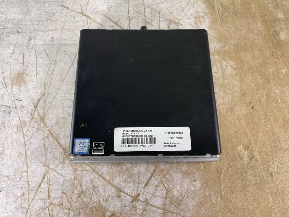 HP EliteDesk 800 G4 Mini Computers 256GB 8GB Refurbished - Excellent