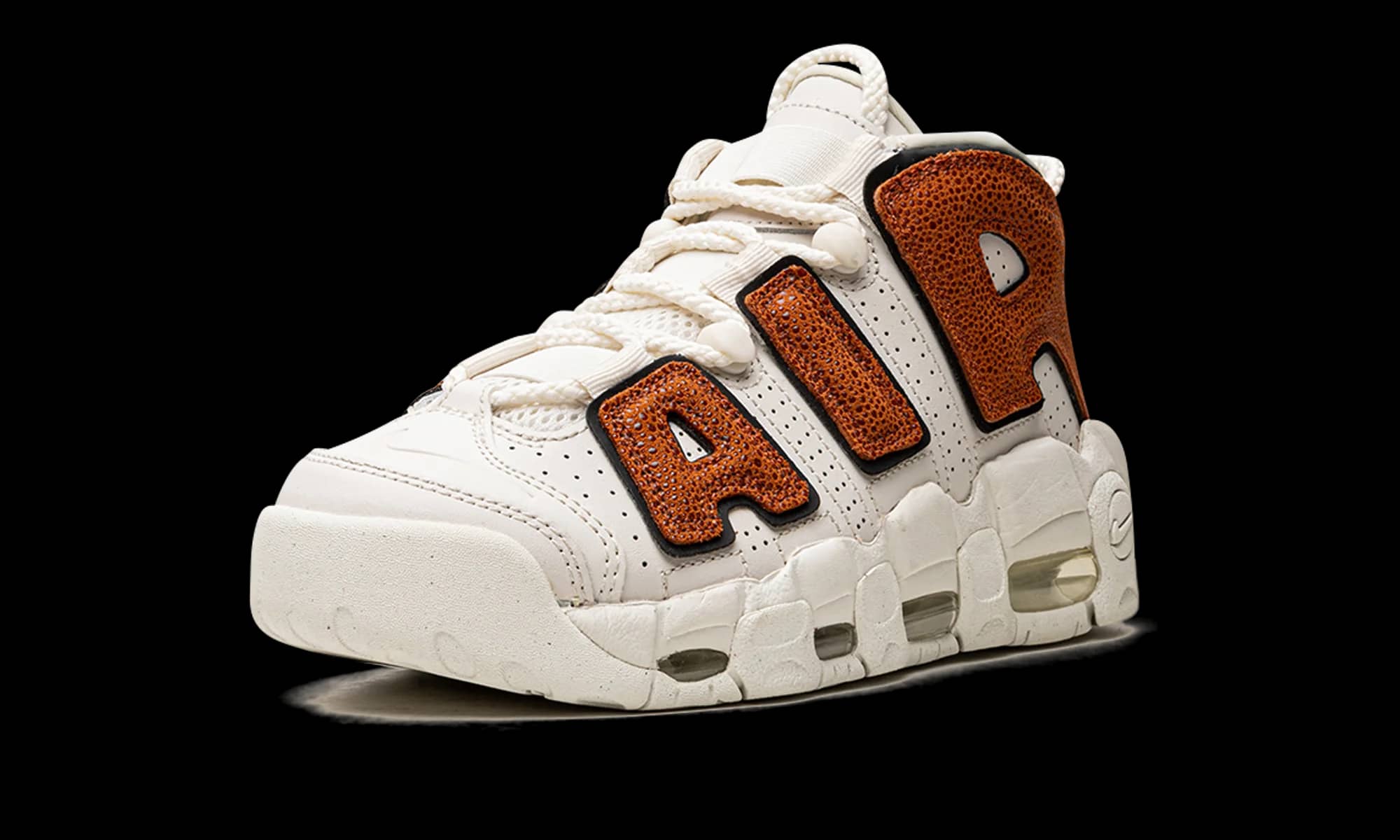Nike Air More Uptempo Sneaker White/Purple 6.5 New