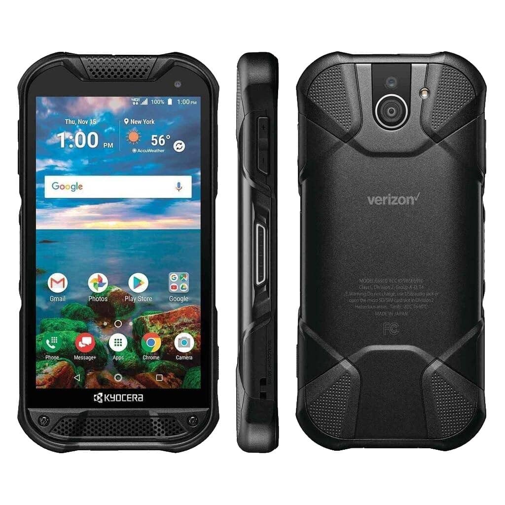 Kyocera DuraForce PRO 2 Cell Phones Black 64GB AT&T Refurbished - Excellent