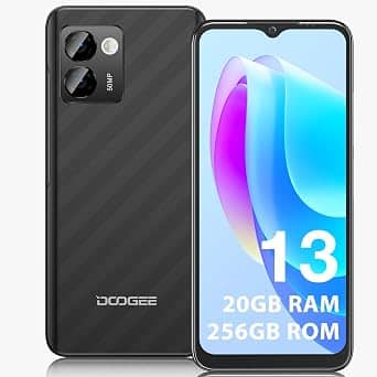 DOOGEE N50PRO Cell Phones Black 256GB T-Mobile New