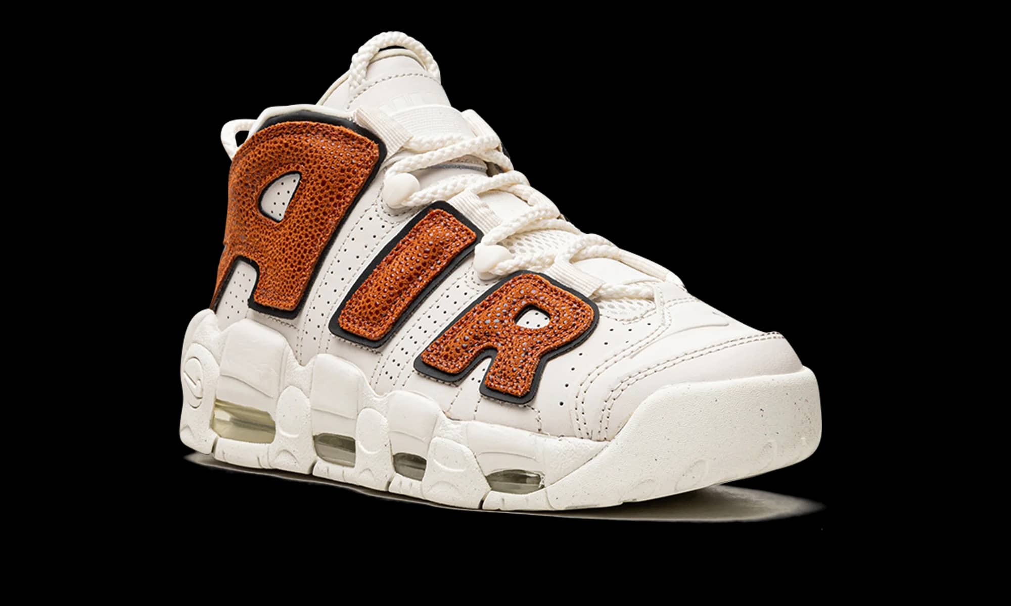 Nike Air More Uptempo Sneaker White/Purple 6.5 New