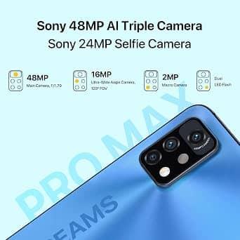 UMIDIGI A11 pro max Cell Phones Blue 128GB Unlocked New